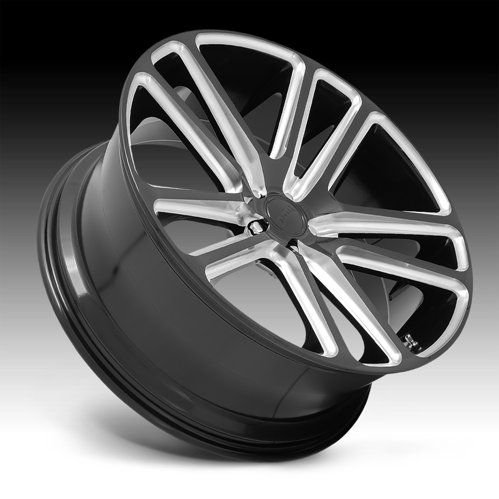 Dub Flex S255 Gloss Black Milled Custom Wheels - S255 / Flex - Dub